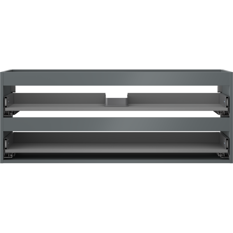 Mexen Box-A korpus skříňky pod umyvadlo 120 cm, 2 zásuvky, grafit mat - 91AX0-1200-470-2-66