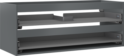 Mexen Box-A korpus skříňky pod umyvadlo 120 cm, 2 zásuvky, grafit mat - 91AX0-1200-470-2-66