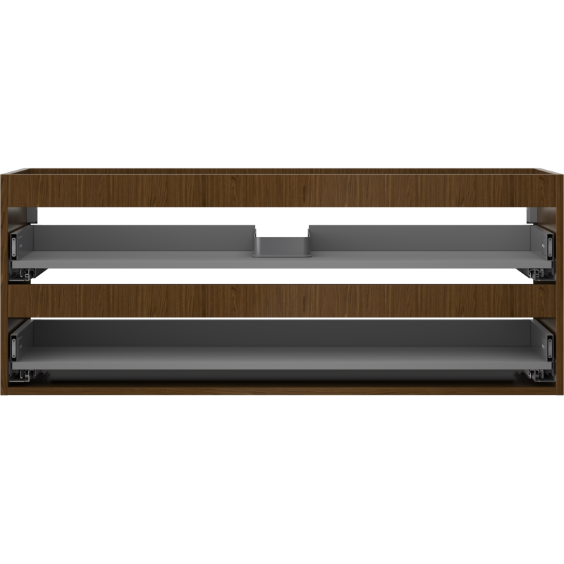 Mexen Box-A korpus skříňky podumyvadlové 120 cm, 2 zásuvky, ořech - 91AX0-1200-470-2-86