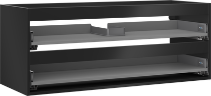 Mexen Box-A korpus skříňky pod umyvadlo 120 cm, 2 zásuvky, černý mat - 91AX0-1200-470-2-71