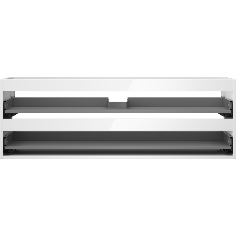 Mexen Box-A korpus skříňky pod umyvadlovou desku 140 cm, 2 zásuvky, bílý lesk - 91AX0-1400-470-2-00