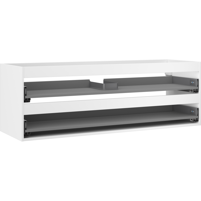 Mexen Box-A korpus skříňky pod umyvadlo 140 cm, 2 zásuvky, bílý mat - 91AX0-1400-470-2-01