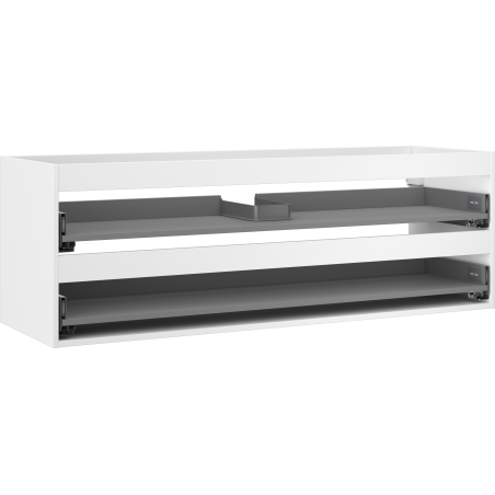 Mexen Box-A korpus skříňky pod umyvadlo 140 cm, 2 zásuvky, bílý mat - 91AX0-1400-470-2-01