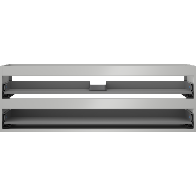 Mexen Box-A korpus skříňky pod umyvadlo 140 cm, 2 zásuvky, šedá mat - 91AX0-1400-470-2-62