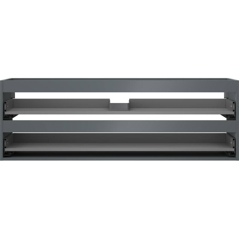 Mexen Box-A korpus skříňky pod umyvadlo 140 cm, 2 zásuvky, grafit mat - 91AX0-1400-470-2-66