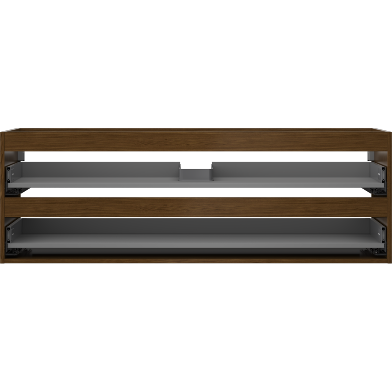Mexen Box-A korpus skříňky pod umyvadlo 140 cm, 2 zásuvky, ořech - 91AX0-1400-470-2-86