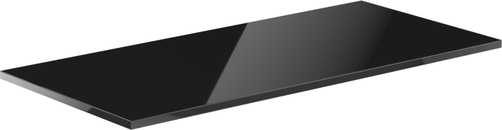 Mexen Uni deska pod umyvadlo 110 cm, černý lesk - 91AXX-1104-464-18-70