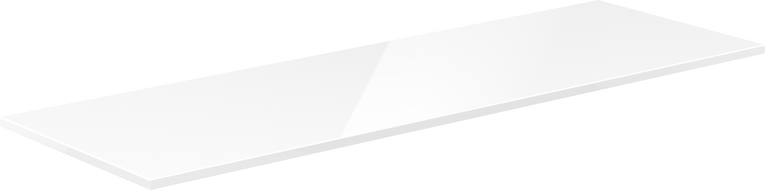 Mexen Uni deska na skříňku 160 cm, bílý lesk - 91AXX-1604-464-18-00