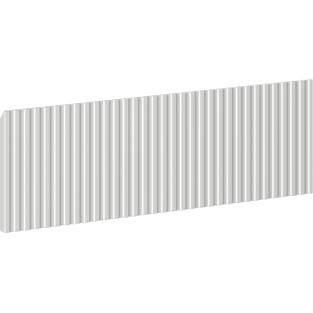 Mexen Rivel čelní díl s rýhováním pro korpus koupelnové skříňky 70 x 20 cm, šedý mat - 91A20-0700-235-1-62