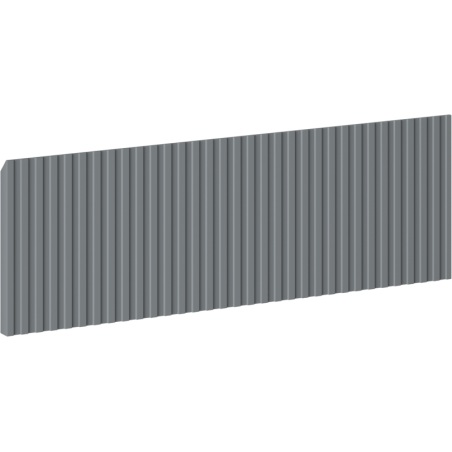Mexen Rivel čelní část drážkovaná ke skříňce pod umyvadlo 60 x 20 cm, grafit mat - 91A20-0600-235-1-66