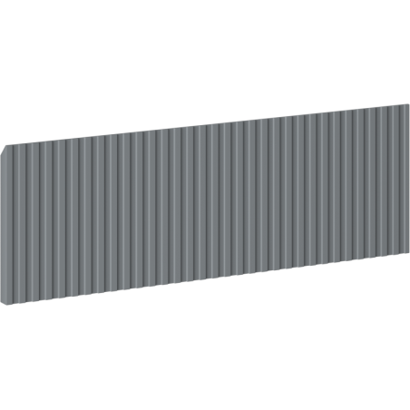 Mexen Rivel čelní panel drážkovaný pro skříňový korpus 50 x 20 cm, grafit mat - 91A20-0500-235-1-66