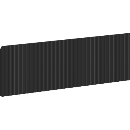 Mexen Rivel čelní panel drážkovaný pro korpus koupelnové skříňky 60 x 20 cm, černý mat - 91A20-0600-235-1-71