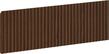 Mexen Rivel čelní panel drážkovaný do těla koupelnové skříňky 50 x 20 cm, ořech - 91A20-0500-235-1-86