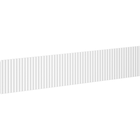 Mexen Rivel přední rylovaný k tělu koupelnové skříňky 80 x 20 cm, bílý mat - 91A20-0800-235-1-01