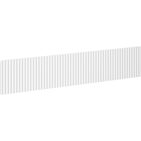 Mexen Rivel čelní panel rýhovaný pro korpus koupelnové skříňky 90 x 20 cm, bílý mat - 91A20-0900-235-1-01