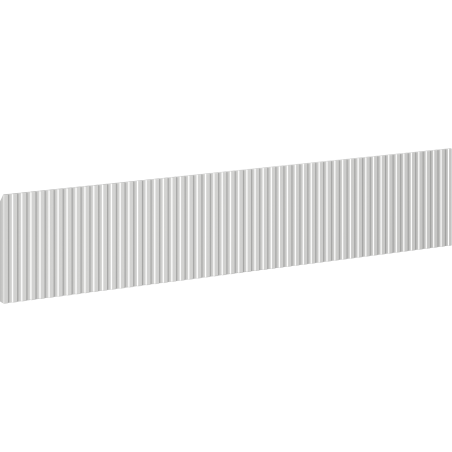 Mexen Rivel přední rýhovaný do korpusu koupelnové skříňky 90 x 20 cm, šedý mat - 91A20-0900-235-1-62