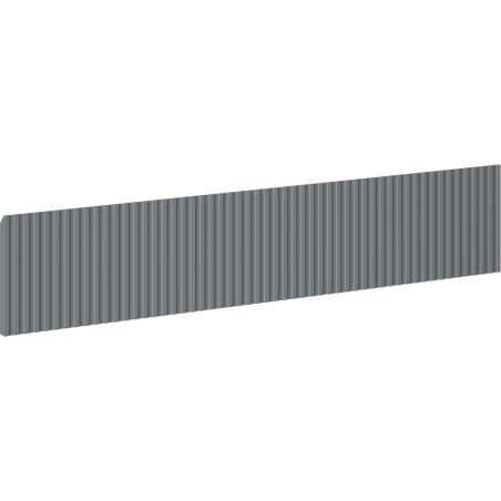 Mexen Rivel, přední ryflowaný panel pro korpus koupelnové skříňky 90 x 20 cm, grafit mat - 91A20-0900-235-1-66