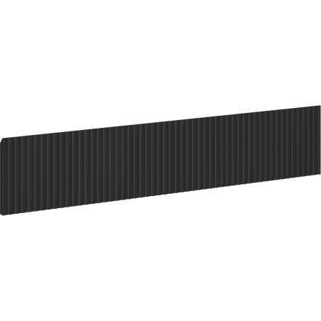 Mexen Rivel přední rýhovaný k tělu koupelnové skříňky 80 x 20 cm, černý mat - 91A20-0800-235-1-71