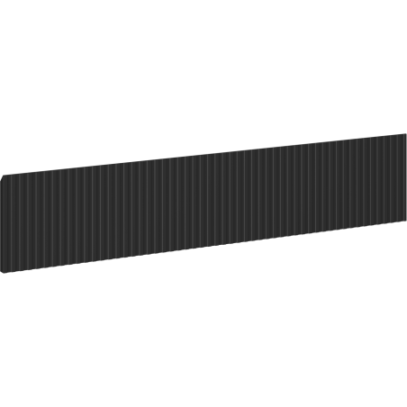 Mexen Rivel čelo drážkované korpusu skříňky do koupelny 100 x 20 cm, černý mat - 91A20-1000-235-1-71
