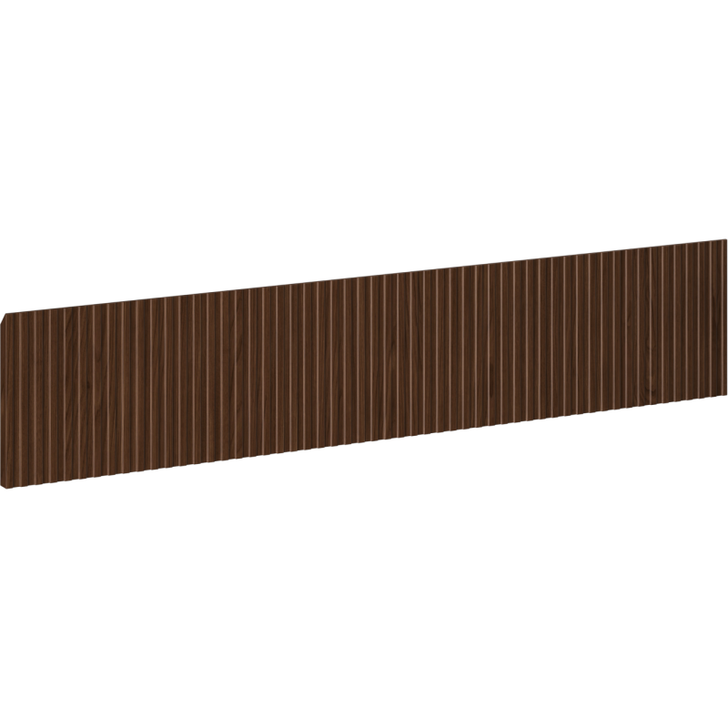 Mexen Rivel čelní deska s rýhováním k tělu koupelnové skříňky 90 x 20 cm, ořech - 91A20-0900-235-1-86