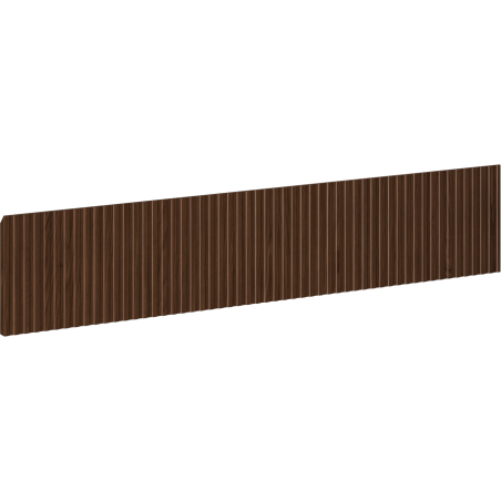 Mexen Rivel přední část rýhovaná pro tělo koupelnové skříňky 100 x 20 cm, ořech - 91A20-1000-235-1-86