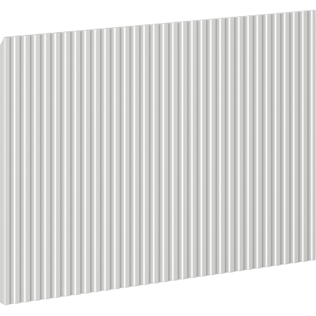 Mexen Rivel čelo ryhované k tělu koupelnové skříňky 45 x 43,5 cm, šedý mat - 91A20-0450-470-1-62