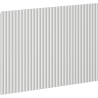 Mexen Rivel čelní panel drážkovaný k tělu koupelnové skříňky 60 x 43,5 cm, šedý mat - 91A20-0600-470-1-62