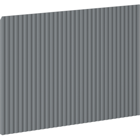 Mexen Rivel čelní ryhovaný panel pro skříňku do koupelny 45 x 43,5 cm, grafit mat - 91A20-0450-470-1-66