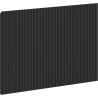 Mexen Rivel čelní panel drážkovaný pro korpus koupelnové skříňky 50 x 43,5 cm, černý mat - 91A20-0500-470-1-71