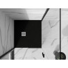 Mexen Stone+ čtvercový kompozitní sprchový kout 90 x 90 cm, černý - 44709090