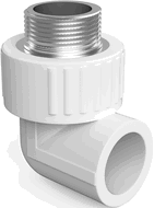 Mexen PPR koleno 90° svařované pro trubky PPR 20 x 1/2 GZ - W97327-2012M-00