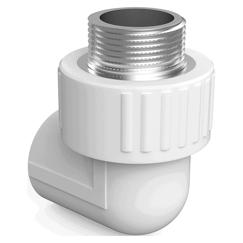 Mexen PPR koleno 90° svařované pro trubky PPR 25 x 1/2 M - W97327-2512M-00