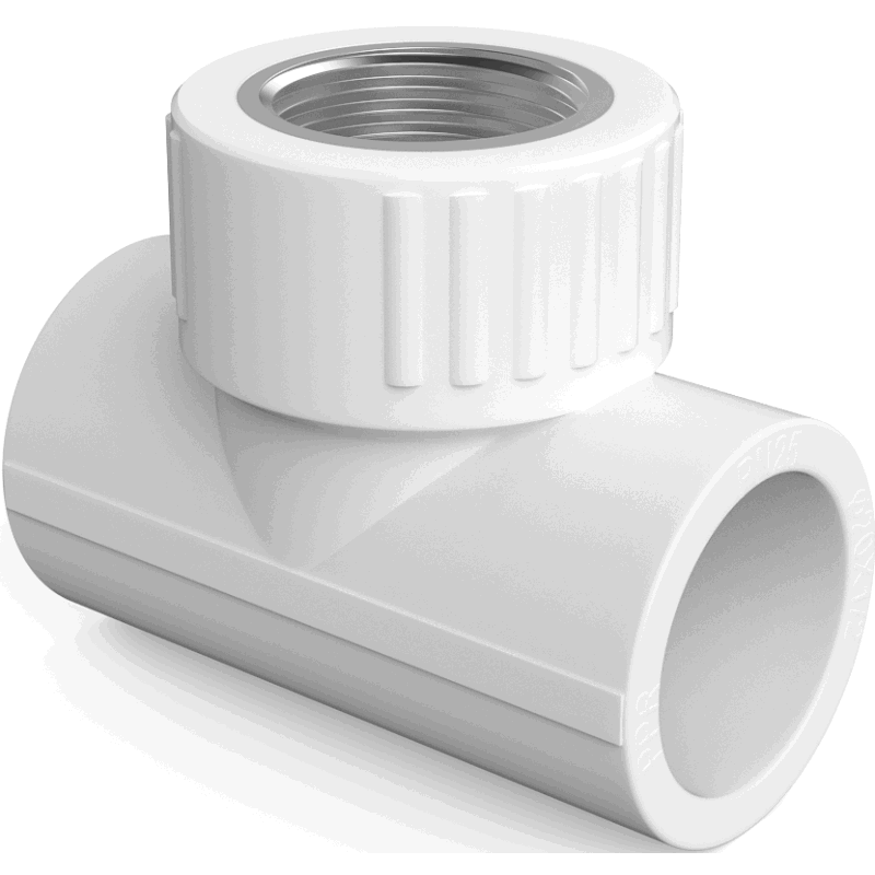 Mexen PPR T-kus svařovaný k trubkám PPR 32 x 1/2 GW x 20 - W97332-3212F20-00