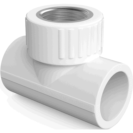 Mexen PPR T-kus svařovaný k trubkám PPR 32 x 1/2 GW x 20 - W97332-3212F20-00