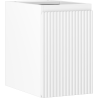 Mexen Rivel koupelnová skříňka pod umyvadlo 30 cm, 1 dveře, rýhovaná, bílá mat - 91A21-03047-1-BF01
