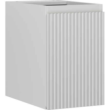 Mexen Rivel koupelnová skříňka pod umyvadlo 30 cm, 1 dveře, drážkovaná, šedá mat - 91A21-03047-1-BF62