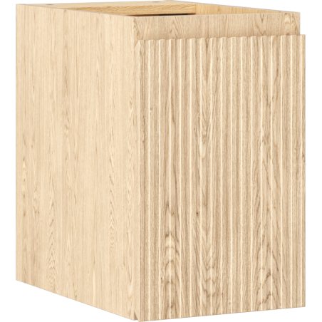 Mexen Rivel koupelnová skříňka pod umyvadlo 30 cm, 1 dveře, vroubkovaná, dub - 91A21-03047-1-BF81