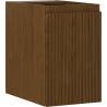 Mexen Rivel koupelnová skříňka pod umyvadlo 30 cm, 1 dveře, drážkovaná, ořech - 91A21-03047-1-BF86