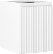 Mexen Rivel koupelnová skříňka pod umyvadlo 35 cm, 1 dveře, rýhovaná, bílá mat - 91A21-03547-1-BF01