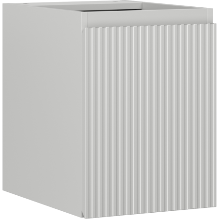 Mexen Rivel koupelnová skříňka pod umyvadlo 35 cm, 1 dveře, drážkovaná, šedá matná - 91A21-03547-1-BF62