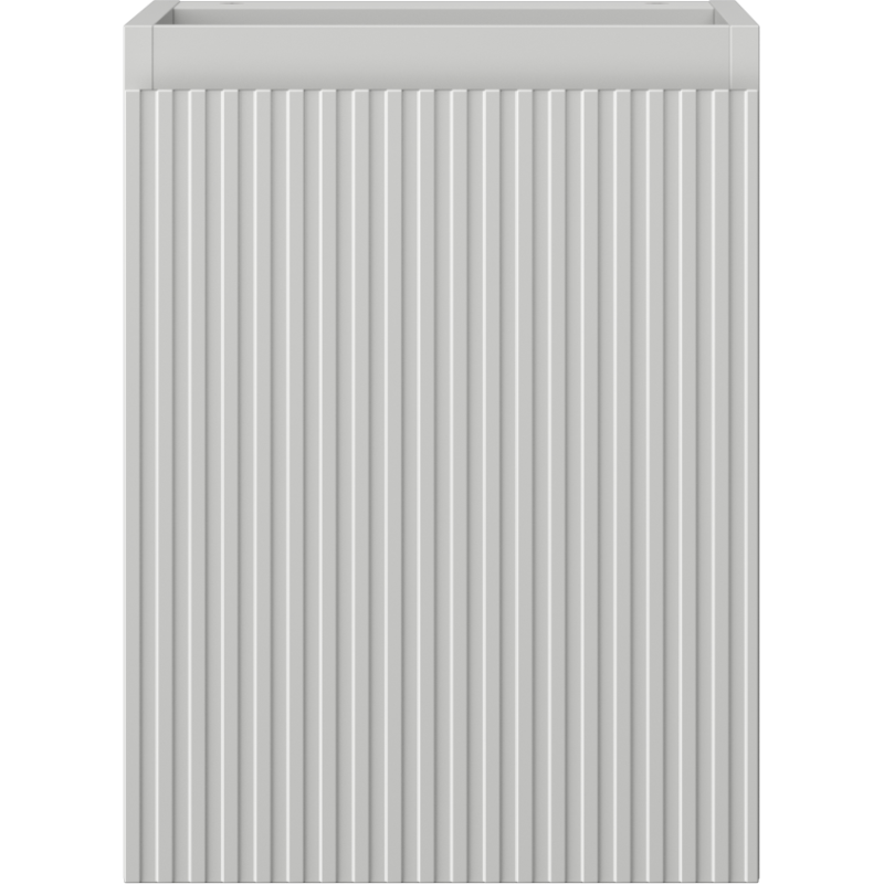 Mexen Rivel koupelnová skříňka pod umyvadlo 35 cm, 1 dveře, drážkovaná, šedá matná - 91A21-03547-1-BF62