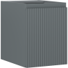 Mexen Rivel koupelnová skříňka pod umyvadlo 35 cm, 1 dveře, reliéfní, grafit mat - 91A21-03547-1-BF66