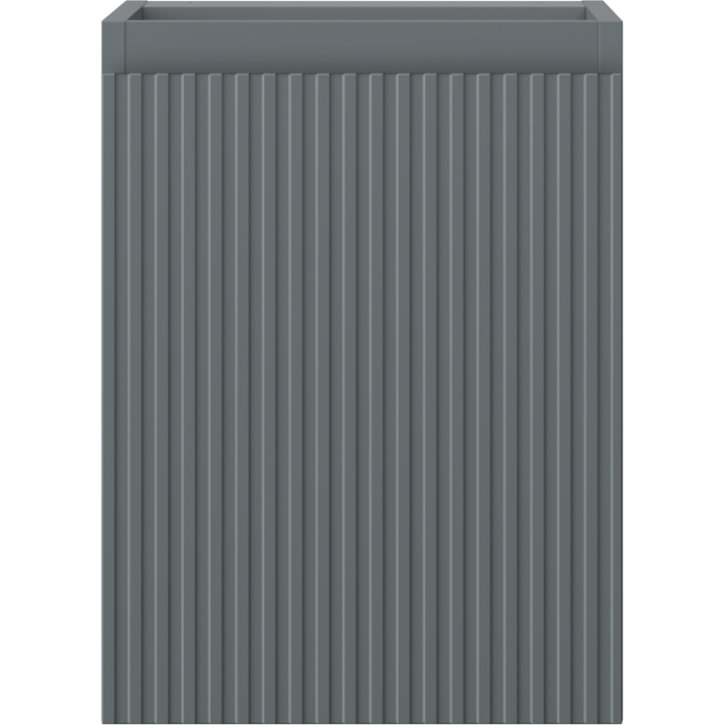 Mexen Rivel koupelnová skříňka pod umyvadlo 35 cm, 1 dveře, reliéfní, grafit mat - 91A21-03547-1-BF66