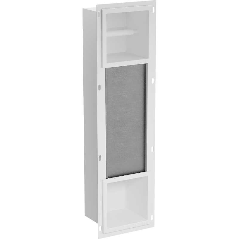 Mexen X-Wall-BP držák na toaletní papír se zásobníkem, bílý - 1924