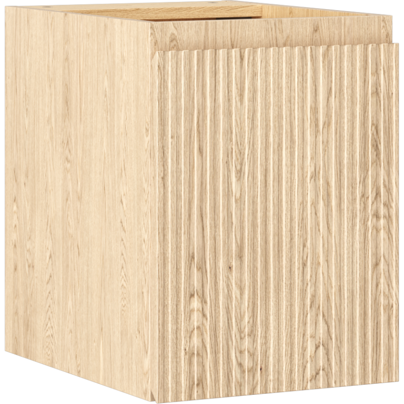 Mexen Rivel koupelnová skříňka pod umyvadlo 35 cm, 1 dveře, drážkovaná, dub - 91A21-03547-1-BF81