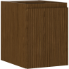 Mexen Rivel koupelnová skříňka pod umyvadlo 35 cm, 1 dveře, rýhovaná, ořech - 91A21-03547-1-BF86