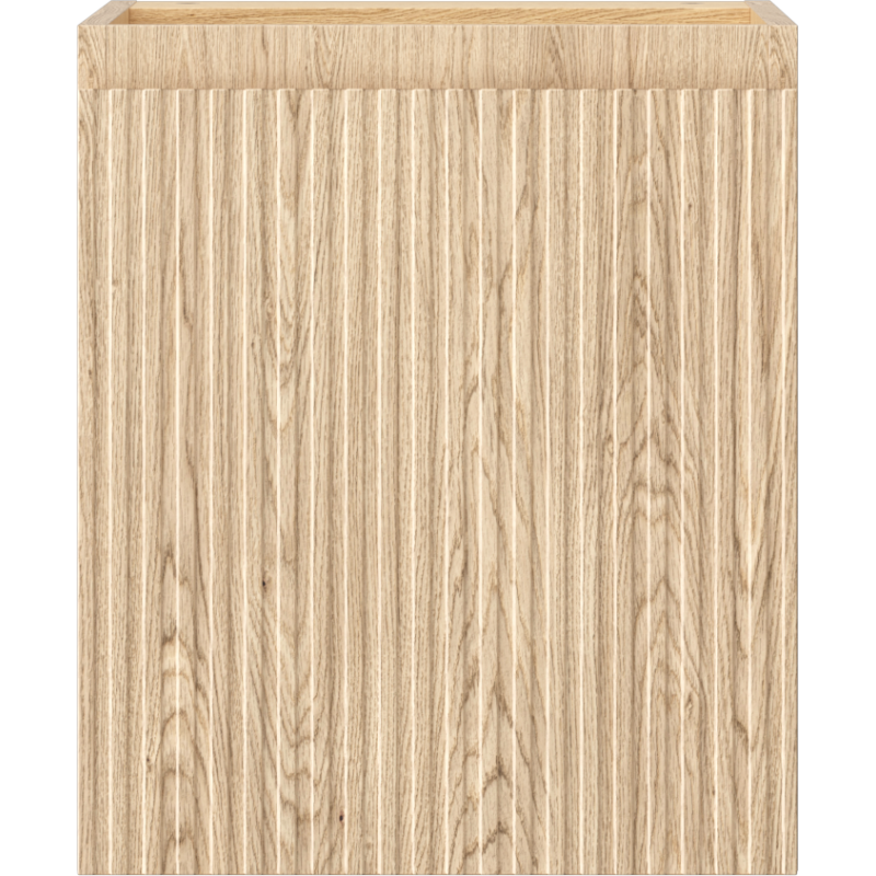 Mexen Rivel koupelnová skříňka pod umyvadlo 40 cm, 1 dveře, rýhovaná, dub - 91A21-04047-1-BF81