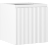Mexen Rivel koupelnová skříňka pod umyvadlo 45 cm, 1 dveře, drážkovaná, matná bílá - 91A21-04547-1-BF01