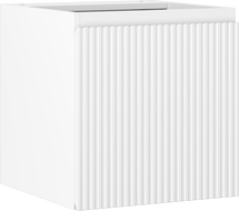 Mexen Rivel koupelnová skříňka pod umyvadlo 45 cm, 1 dveře, drážkovaná, matná bílá - 91A21-04547-1-BF01