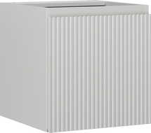 Mexen Rivel koupelnová skříňka pod umyvadlo 45 cm, 1 dveře, drážkovaná, šedá matná - 91A21-04547-1-BF62